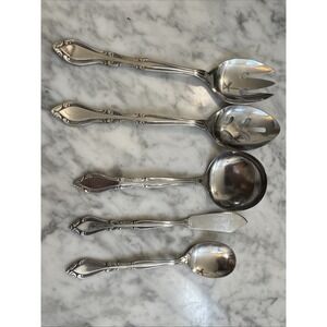 Stanley Roberts Rogers Co Stainless Korea Auberge‎ 5 Piece Hostess Set
